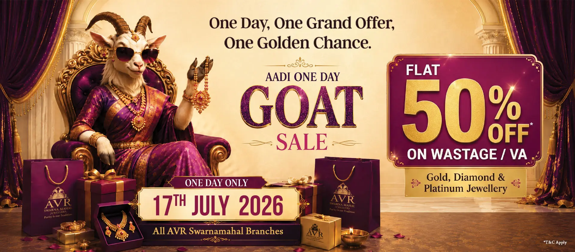 Aadi One Day Goat Offer