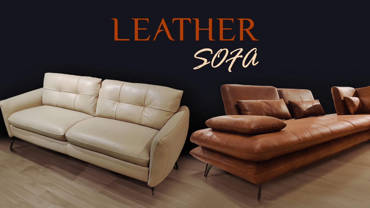 Leather sofa collection