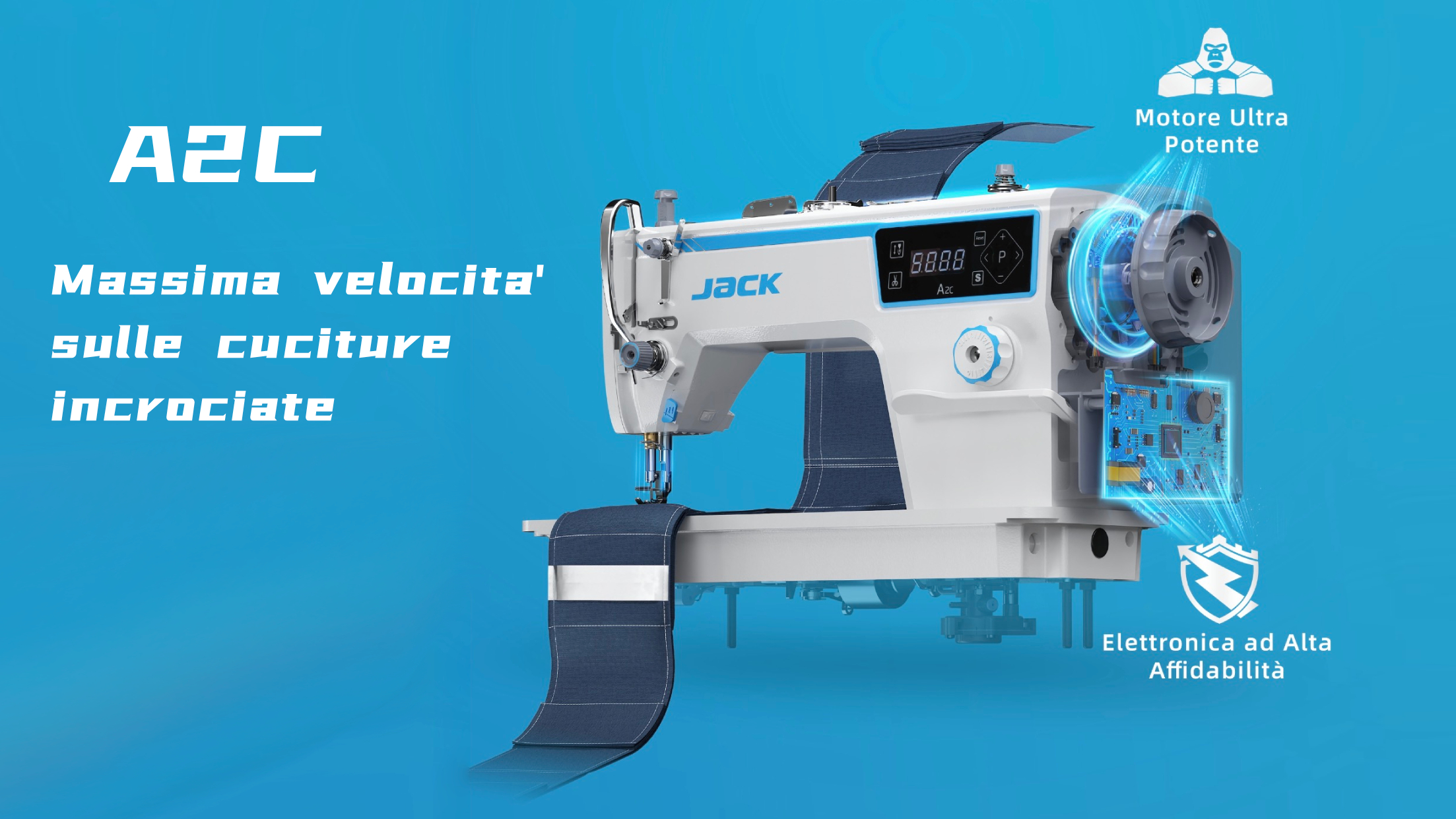 Jack A2C — Thread Trimmer lockstitch