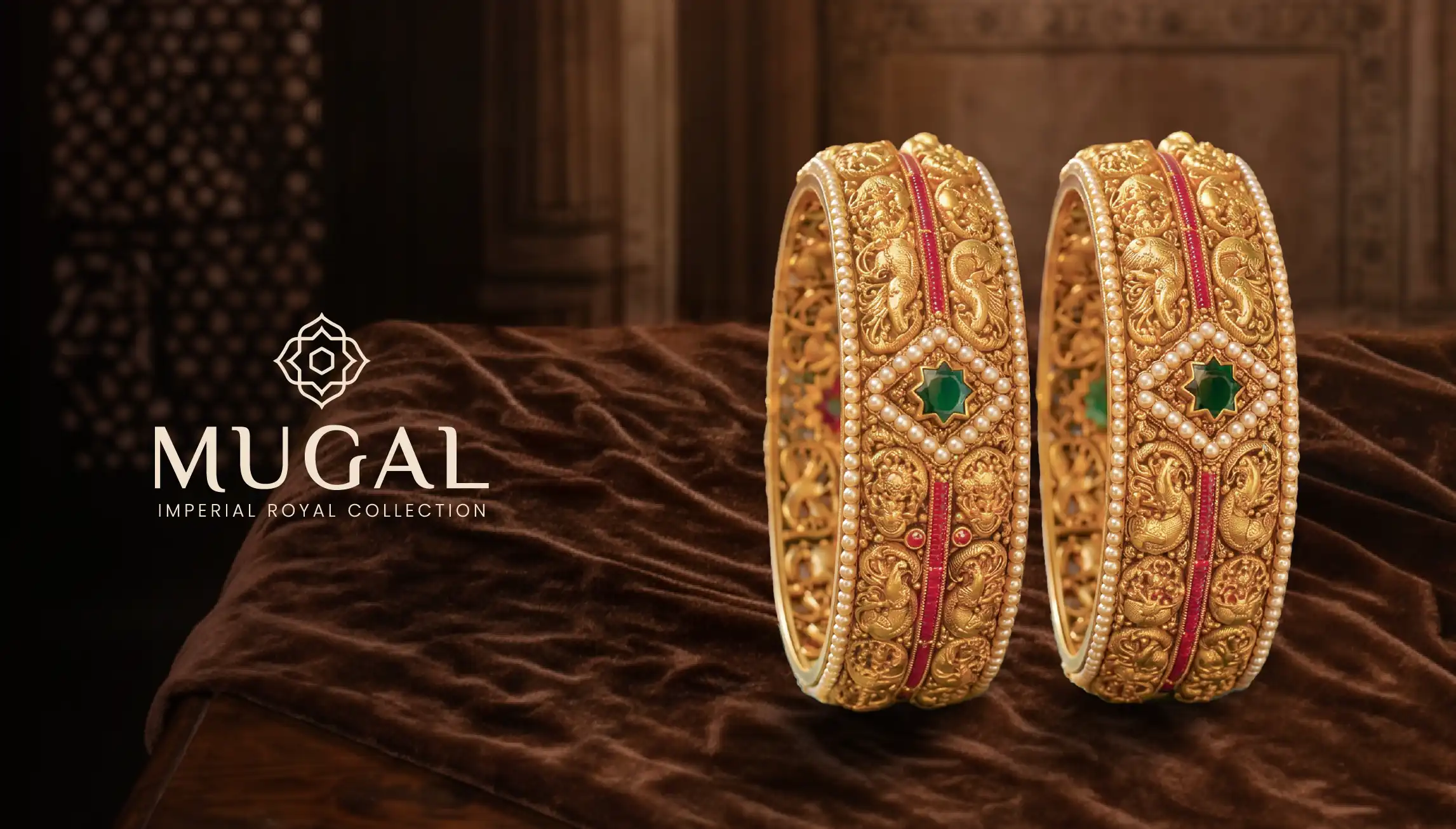 Mugal Antique Gold Bangle